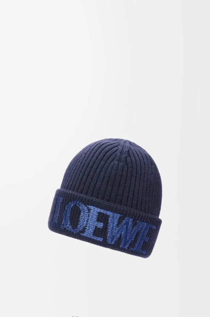 LOEWE yün bere Navy Blue