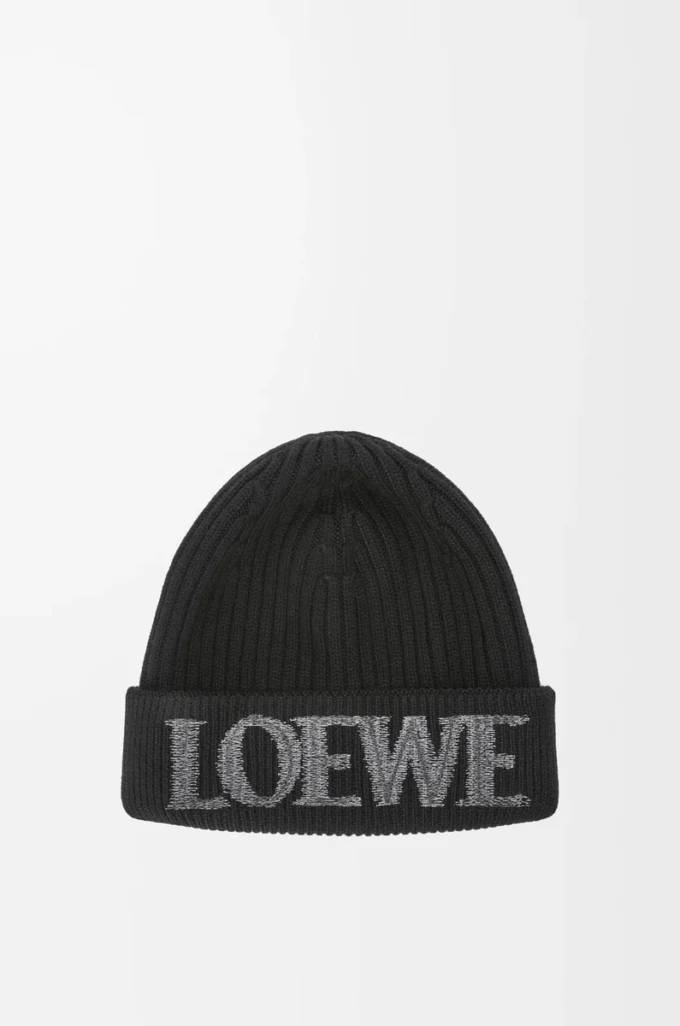 LOEWE yün bere Siyah