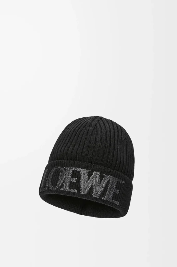 LOEWE yün bere Siyah