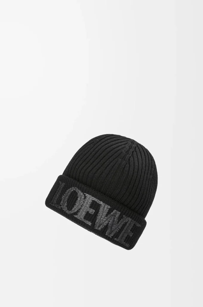 LOEWE yün bere Siyah