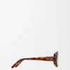 Mini Oval Slim güneş gözlüğü Havana