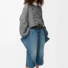 Mohair Grey Melange Anagram kazak