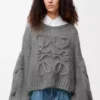 Mohair Grey Melange Anagram kazak