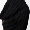 Mohair karışımlı kazak Siyah