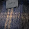 Mohair ve yün karışımı etek Mavi/Çok renkli