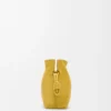Nappa dana derisinden üretilmiş mini Flamenco clutch çanta Ginger