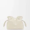 Nappa dana derisinden üretilmiş Mini Flamenco clutch Sea Salt