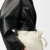 Nappa dana derisinden üretilmiş Mini Flamenco clutch Sea Salt