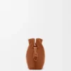 Nappa dana derisinden üretilmiş mini Flamenco clutch Squirrel