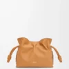 Nappa dana derisinden üretilmiş Mini Flamenco clutch Warm Desert