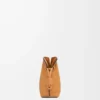 Nappa dana derisinden üretilmiş Mini Flamenco clutch Warm Desert