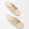Nappa kuzu derisinden üretilmiş Pebble Soft mule Dough