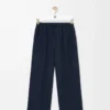 Navy mavisi ipek pijama pantolonu