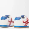 Naylon ve dana derisinden üretilmiş Ballet Runner 2.0 Beyaz/Kırmızı/Mavi