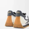 Naylon ve süet Flow Runner Mavi Antrasit/Beyaz