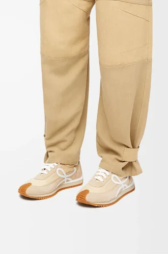 Naylon ve süet Light Powder Flow Runner
