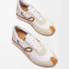 Naylon ve süetten Flow Runner 2.0 Çikolata/Neredeyse Optik