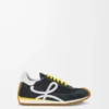 Naylon ve süetten Flow Runner 2.0 Siyah/Beyaz/Haki