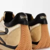 Naylon ve süetten Flow Runner Altın/Siyah