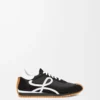 Naylon ve süetten Flow Runner Siyah/Beyaz