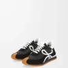 Naylon ve süetten Flow Runner Siyah/Beyaz