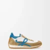 Naylon ve süetten üretilmiş Flow Runner 2.0 Sand/Blue/White