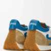 Naylon ve süetten üretilmiş Flow Runner 2.0 Sand/Blue/White