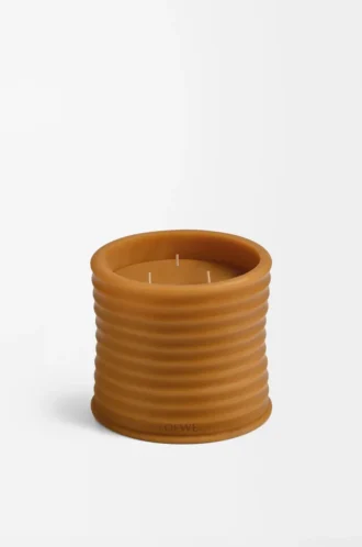 Orta boy bronz balmumu mum Amber