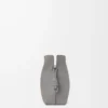 Orta boy Flamenco çanta Landscape, nappa dana derisi Sparkling Grey/Butter