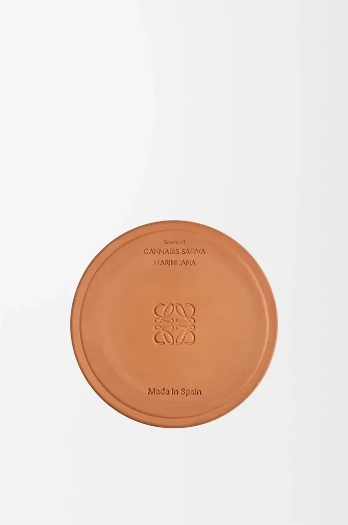 Orta boy Marihuana kokulu mum Koyu Yeşil