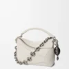 Oval balık charm Eskitilmiş Gümüş