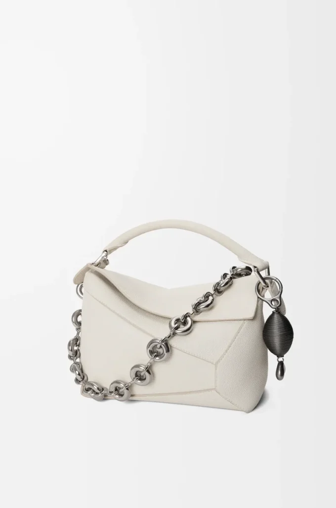 Oval balık charm Eskitilmiş Gümüş
