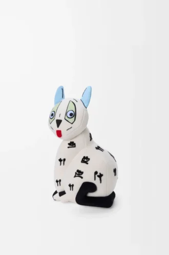 Pamuk kadife kedi peluş oyuncak Yumuşak Beyaz