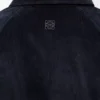 Pamuk ve yün karışımlı hibrit overshirt Koyu lacivert/lacivert