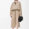 Pamuklu balon ceket Bej