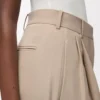 Pamuklu bej pantolon