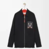 Pamuklu Overshirt Siyah/Turuncu