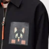 Pamuklu Overshirt Siyah/Turuncu
