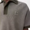 Pamuklu polo gömlek Haki yeşili