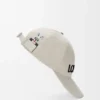 Pamuklu Soft White/Black Futurist Cat şapka