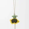 Pansy Puzz charm Beyaz/Sarı