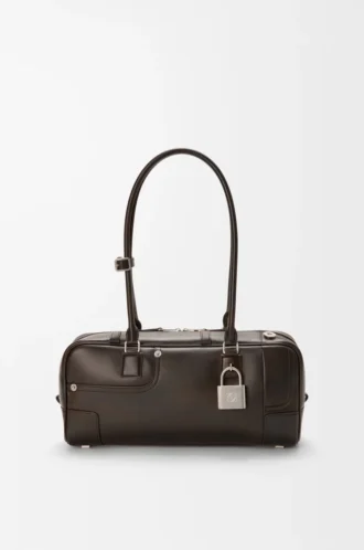 Panta Amazona 31 kısa çanta, parlak dana derisi Vintage Brown