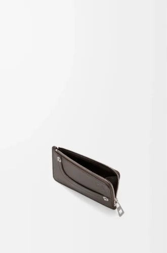 Panta parlak dana derisi Vintage Brown renkli kartlık