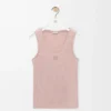 İpek anagram tank top Açık pembe