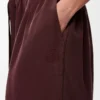 İpek pijama pantolonu Bordo