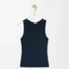 İpek tank top Deep Marine