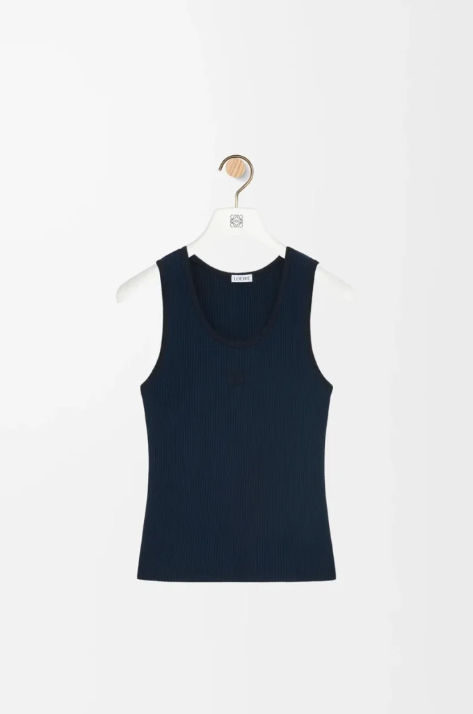 İpek tank top Deep Marine