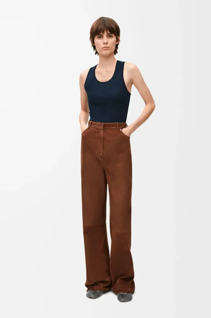 İpek tank top Deep Marine