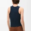 İpek tank top Deep Marine