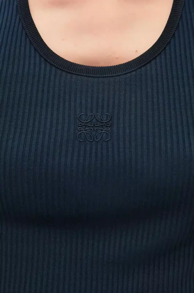 İpek tank top Deep Marine